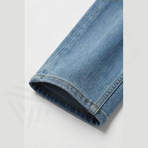 Top Selling <b>Flared</b> Fit Denim <b>Jeans</b> Pant <b>Men</b> Premium Quality Casual Street Wear Trousers Wholesale Customized Color Custom Design - Product Image 6