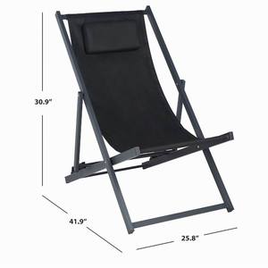 Chaise longue <span class=keywords><strong>de</strong></span> patio portable d'extérieur, chaise pliante réglable en aluminium, chaise longue <span class=keywords><strong>de</strong></span> <span class=keywords><strong>plage</strong></span> pliante avec quatre positions - Product Image 6
