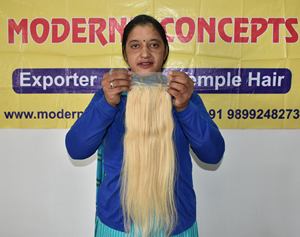 Usine indienne cheveux bruts non transformés Remy cheveux de haute qualité cuticule alignée 5*5 fermeture droite cheveux humains vietnamiens - Product Image 4