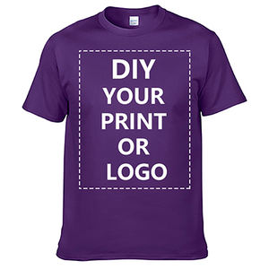 Nouveau T-shirt pour homme de haute qualité, imprimé sur mesure, de marque, 100% coton, formel, surdimensionné, anti-UV, séchage rapide, respirant, col large, taille plus - Product Image 1