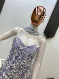 Ensemble Salwar Kameez HULTER TENDANCE avec DUPATTA, broderie papillon en sequins, pour soirée, en tissu filet doux - Product Image 2