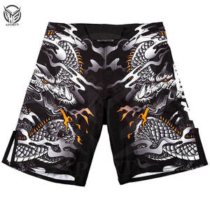 Shorts MMA personnalisés à prix de gros moins cher, shorts d'arts martiaux, shorts de boxe pour hommes. - Product Image 6