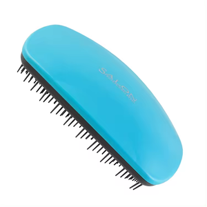 Pettine per capelli lisci di alta qualità per il salone di casa uso groviglio gomma linea per lo Styling di legno plastica maniglie in gomma tipo pettine comune