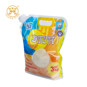 Voedselverpakking Staande Pouch Hitteverzegelbaar Plastic Rijstzak 2,5kg met Tuit en Handvat Van 30 Jaar Oud Fabriek - Product Image 3