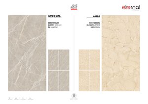 Azulejos brillantes sin fin de porcelana 24x48 | Azulejos de pared y suelo de gran formato Premium 600x1200 | Diseño de calidad de exportación duradero pulido - Product Image 4