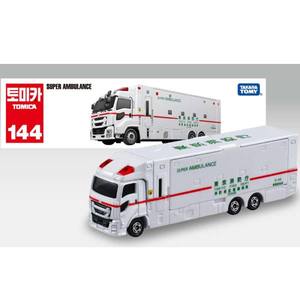 รถของเล่นโมเดลรถพยาบาล TOMICA Super Ambulance ขนาด 1:144 ผลิตจากโลหะ สำหรับเด็กอายุ 5-7 ปี ขับเคลื่อนด้วยแรงเสียดทาน - Product Image 1