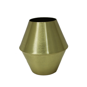 Lining Design High Quality Metal Flower Vase Black Finished for Home Living Area <b>Tabletop</b> Decorative Metal Vases Handmade Bulk - Product Image 6