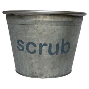 ตะกร้าใส่กระถางต้นไม้ทำจากสังกะสีใช้ตกแต่งสวนในบ้านทำจากโลหะชุบสังกะสี - Product Image 3