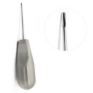 Élévateur dentaire droit manuel en acier inoxydable, instrument d'élévation des racines dentaires avec poignée ergonomique pour la chirurgie buccale - Product Image 2