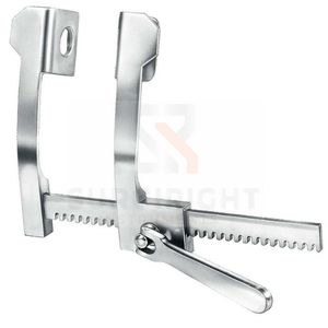 เครื่องมือผ่าตัดแบบแมนนวล Finochietto Rib Spreader Retractor สำหรับการผ่าตัดหน้าอก  ผลิตจากเหล็กกล้าที่ปรับแต่งได้อย่างเต็มที่  รุ่น SurgeiRight SR-200-blade ได้รับมาตรฐาน CE - Product Image 6