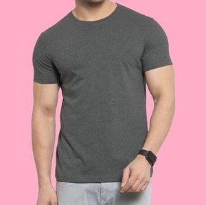 มาใหม่ขายส่ง 140g 160g 180g โปรโมชั่น heather ผ้าฝ้ายผสมโพลีเอสเตอร์โฆษณาการเลือกตั้งที่กําหนดเองการพิมพ์เสื้อยืด - Product Image 3