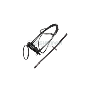 บังเหียนม้าแบบปรับได้ ผลิตจากหนังแท้ ให้ความกระชับ ทนทานสูง และระดับมืออาชีพสำหรับนักขี่ม้า - Product Image 3