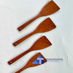 Cuchara de madera apta para alimentos, cuchara de madera personalizada, herramientas de cocina, cuchara de fabricante de Vietnam para utensilios de cocina al por mayor - Product Image 4