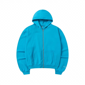 เสื้อคาร์ดิแกนมีฮู้ดสำหรับผู้ชายและผู้หญิงผ้าหนาพิมพ์ลายสีชมพูเสื้อสวมหัวมีฮู้ดทรงพอดีตัวผ้าหนาผ้าหนาผ้าหนาผ้าพิมพ์ลายสีชมพู - Product Image 6