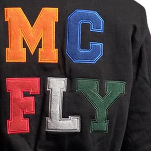 Veste universitaire pour homme, mélange de laine, veste de style lettreman, manches avec patch brodé, boutons sur le devant, streetwear, style universitaire, manteau - Product Image 6