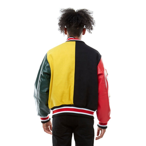 Chaqueta universitaria fina clásica con cuello levantado Estilo hip hop atemporal para primavera - Product Image 6