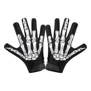 Gants de football américain de haute qualité en silicone bicolore avec matériau de contact collant pour les jeunes et les adultes - Product Image 4