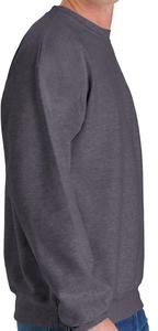 Nouvelle collection hommes grande taille sweat à manches longues cou épaule pente couleur unie 100% imperméable coton confortable - Product Image 5