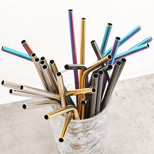 100% Pure Copper Drinking <b>Straws</b> Eco-Friendly <b>Reusable</b> Bar Accessories Customized Color Logo Wine Saver for Wine/Party/Wedding - Product Image 4