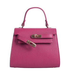 Borsa a mano strutturata in vera pelle Dollaro Art. 26054 Artigianale, Prodotto in Italia - Product Image 2
