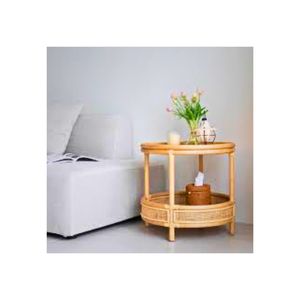 หวายโต๊ะข้างเตียงรถเข็นบาร์หัตถกรรมตกแต่งบ้านสีตามสั่งผลิตในเวียดนาม - Product Image 6