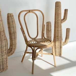 De luxe contemporain salle à manger décoration rotin chaises unique de chaise à la main en gros à manger meubles - Product Image 5