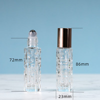 Bouteille à bille en verre de 10 ml au design melon amer, prix d'usine en gros, pour huiles essentielles et recharges de parfum