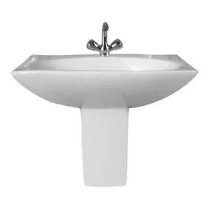 Lavabo mural en céramique ultra moderne pour lavabo sur pied Options de couleur Inde Maison Cuisine Exportation - Product Image 1