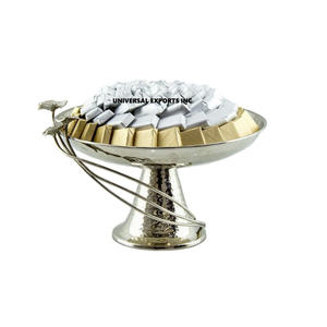 Cuenco de Chocolate de Metal con acabado blanco, diseño más a la moda, cuenco dulce de lujo, forma redonda, nuevo cuenco de Chocolate de metal elegante de lujo - Product Image 6