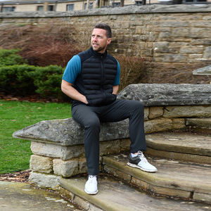 Pantalons de golf populaires pour hommes, couleur noire, Spandex évacuant l'humidité, pantalons de jogging décontractés, pantalons de golf extensibles - Product Image 6