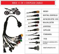 RG OBD2 Pemindai Diagnostik Mobil Layar LCD Pembaca Kode Hapus Kode ABS untuk Kendaraan 1996+ 12-24V Konektivitas USB Hitam