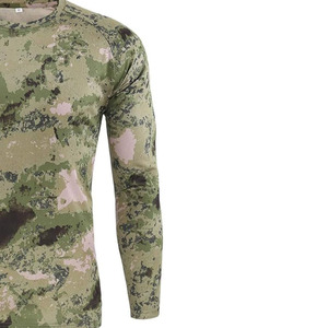 Camiseta Deportiva de Compresión de Manga Larga para Hombre, Cuello Redondo, Corte Holgado, Secado Rápido, Tejido Deportivo, Ecológico, Transpirable, Poliéster - Product Image 5