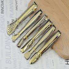 Pinces à pain et à gâteaux ergonomiques de luxe en gros, pinces de service en laiton pur pour les buffets, les mariages, la restauration et l'hôtellerie - Product Image 2