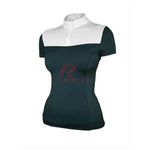 Camisas de equitación para mujer diseñadas con un ajuste elegante y tela duradera para una comodidad duradera y una Elegante ropa de espectáculo ecuestre - Product Image 4
