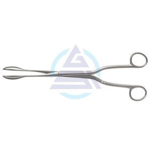 Fórceps de óvulos Heywood Smith con mandíbula ahuecada fenestrada de 265mm de calidad inoxidable para sujetar o eliminar óvulos y placenta del útero - Product Image 1