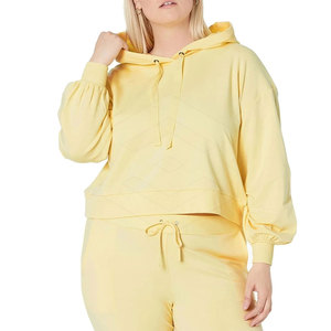 Customized Your Own Design Women <b>Crop</b> <b>Top</b> Hoodies Plus Size Best Selling Women <b>Crop</b> <b>Top</b> Hoodies - Product Image 1