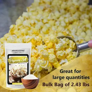 เกลือป๊อปคอร์นพรีเมี่ยมติดฉลากส่วนตัว4lb ในทะเลเดดซีปรุงรสเนื้อละเอียดและมีรสชาติที่สมบูรณ์แบบสำหรับการทำในสหรัฐอเมริกา - Product Image 5