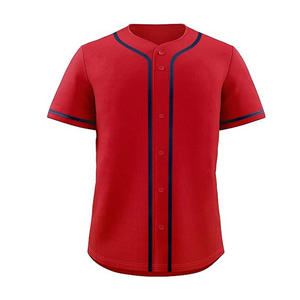 Camiseta de béisbol para hombre de alta calidad, última moda, antiarrugas, tasa razonable, transpirable y diseño de talla grande - Product Image 1