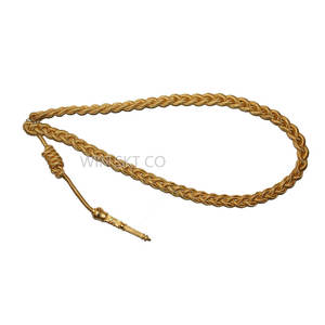 Cordón de Uniforme de Alta Calidad Personalizado OEM, Cordón de Alambre de Latón, Accesorio Ceremonial con Diseño Personalizado para la Venta - Product Image 2