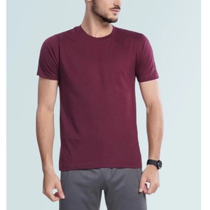 Camiseta de Hombre de Alta Calidad, Mezcla de Algodón y Poliéster, Suave y Transpirable, Corte Regular, Cuello Redondo, Manga Corta, Informal, para Uso Diario - Product Image 2