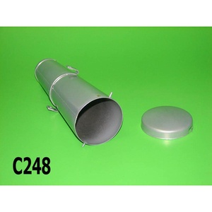 Boîte à outils en aluminium Lambretta C+ LC+ D125 + LD125 Vers.1 avec couvercle pour le rangement et le transport, en alliage - Product Image 2