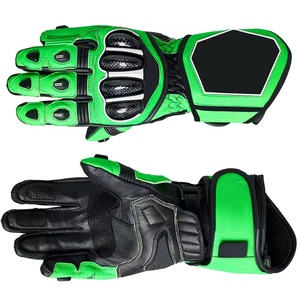Gants de moto respirants toutes saisons à doigts entiers/Gants de moto de course en cuir de haute qualité pour sports de plein air - Product Image 6