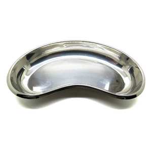 Bandeja de riñón manual en acero inoxidable con acabado liso Fácil limpieza y base de instrumento quirúrgico higiénico - Product Image 1