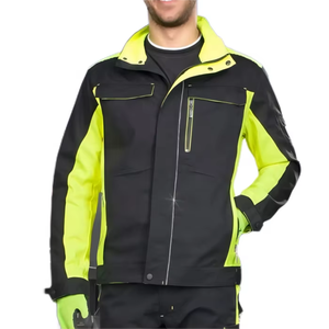 Chaqueta DE TRABAJO personalizada de alta calidad para hombre, chaqueta de invierno de trabajo de lona de manga larga de algodón 100% para hombre - Product Image 2