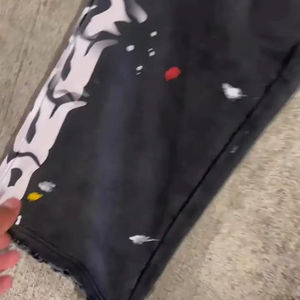 Pantalon de Jogging Empilé pour Adulte Personnalisé Impression 100% Coton Polaire Sérigraphie Pantalon de Survêtement Évasé 2024 - Product Image 4