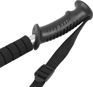 Ensemble de bâtons de trekking, bâtons de marche confortables et sûrs, bâtons de ski pour le camping et la randonnée, bâtons télescopiques avec amortisseur et support pour la boue - Product Image 4