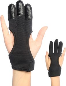 ถุงมือยิงธนูกลางแจ้งยิงล่าสัตว์หนังสามนิ้วยาม - Product Image 4