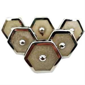 Grey Resin <b>Gold</b> Door Knob Custom Color Shape Size Made in India - Product Image 1