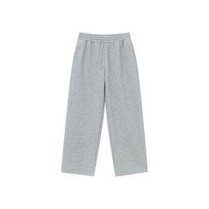 Printemps et automne pantalons décontractés rétro américains hommes avec la tendance des pantalons droits de haute rue couleur unie pantalon de survêtement ample - Product Image 1