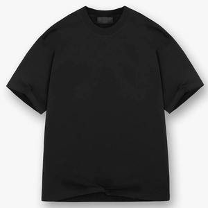 T-shirt surdimensionné en coton pour hommes décontracté coupe ample Streetwear mode t-shirt vêtements en vrac - Product Image 3